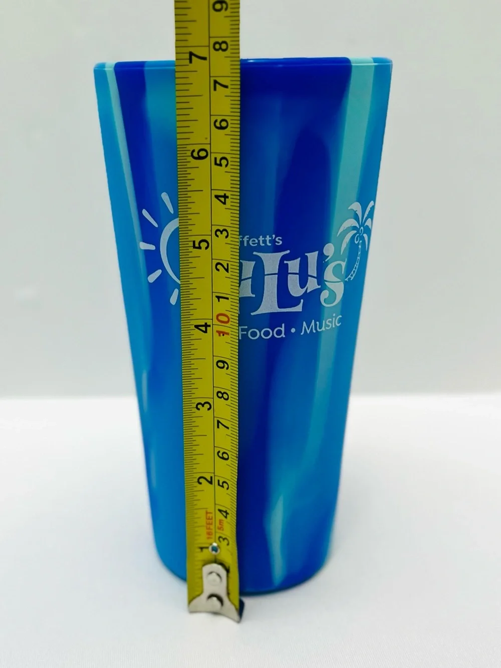Lulu's Teal and Blue Insulated Tumbler with Logo